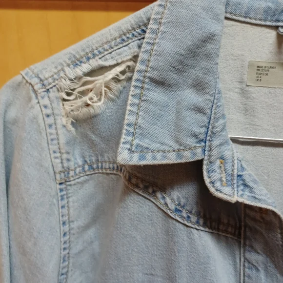 TOPSHOP Snap Button down top - Picture 4 of 10